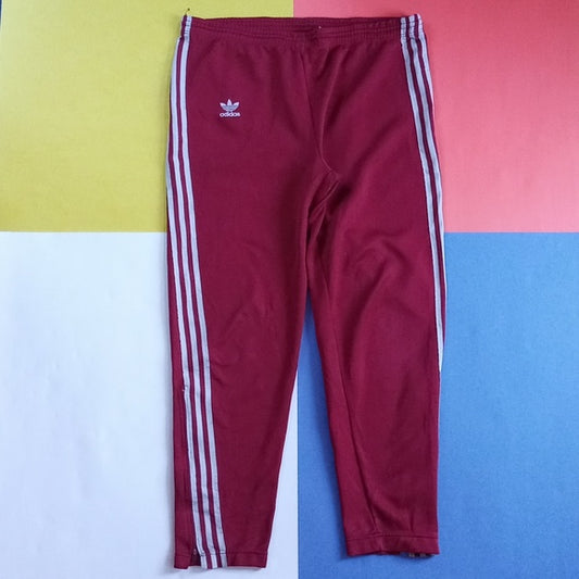 Vintage 1960s Adidas Essential Track Pants Unisex Maroon