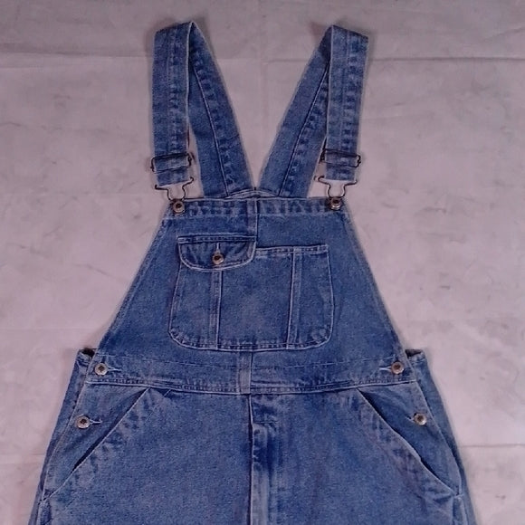 Vintage 90s NEVADA Blue Denim Overalls Workwear UNISEX