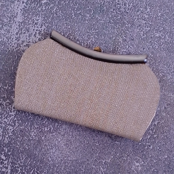Vintage 1960s Gold Clutch Bag with Coin Purse Mayfair Canada
