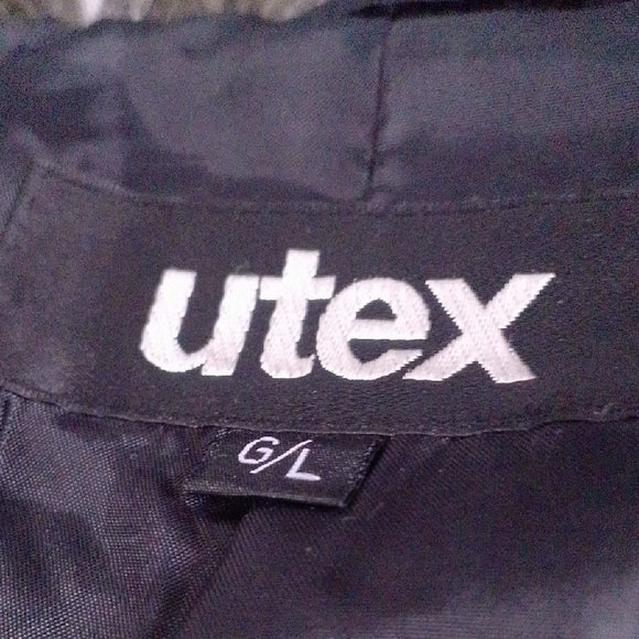 Vintage Faux Snake Skin Trench Coat utex Womens