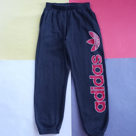 Vintage ADIDAS Big Logo Print Down Leg Sweater Pants