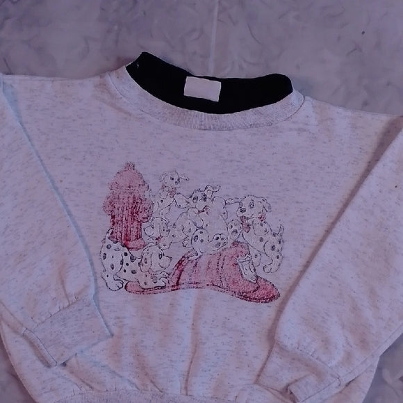 Vintage 90s Disney 101 Dalmatians Crewneck Sweater Youth