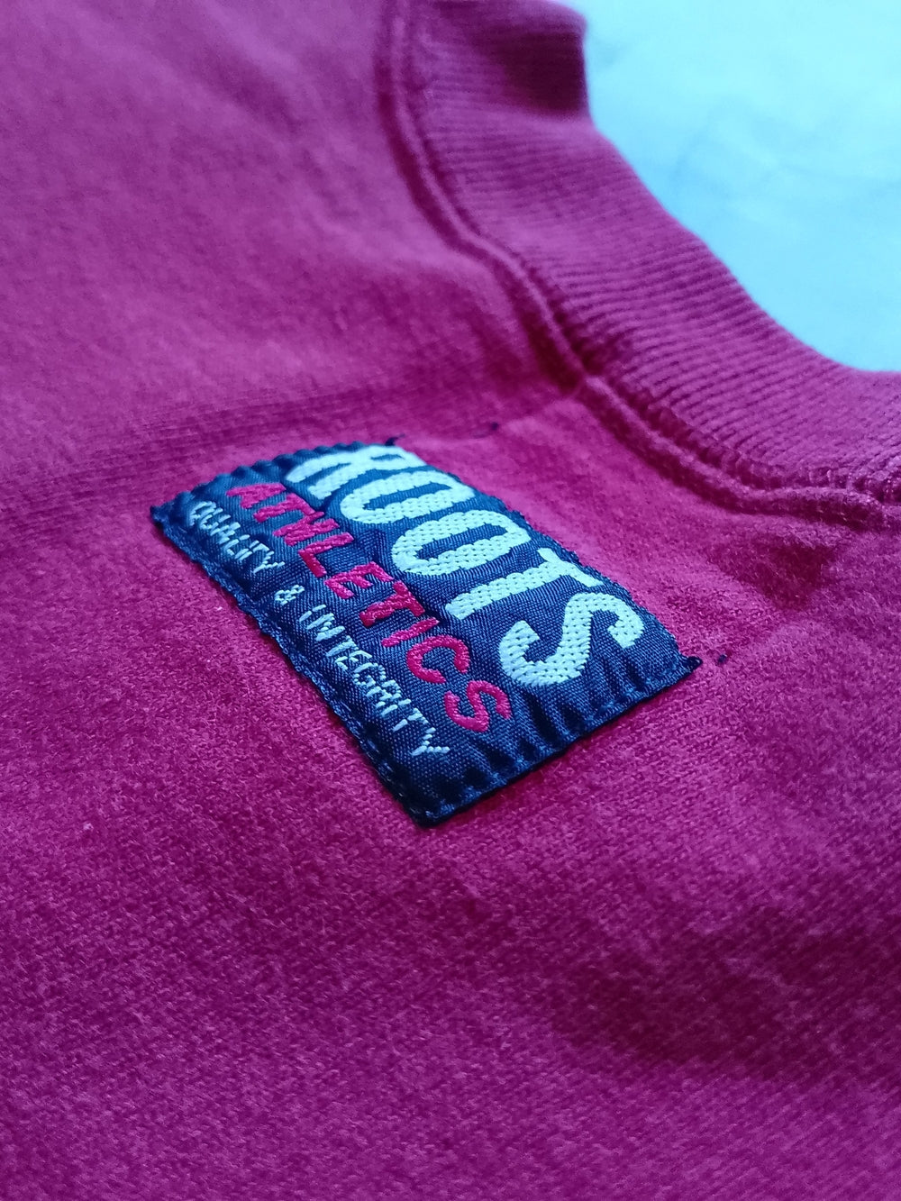 Vintage Roots Athletics Red Crewneck Sweatshirt