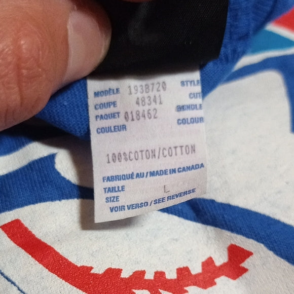 Vintage 1993 Toronto Blue Jays Kids Blue T-Shirt Single Stitch
