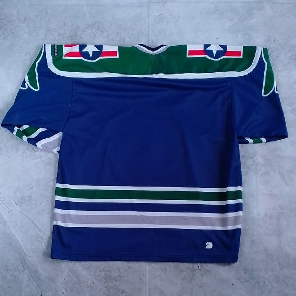 Vintage RARE IHL HOUSTON AEROS AUTHENTIC BAUER HOCKEY JERSEY