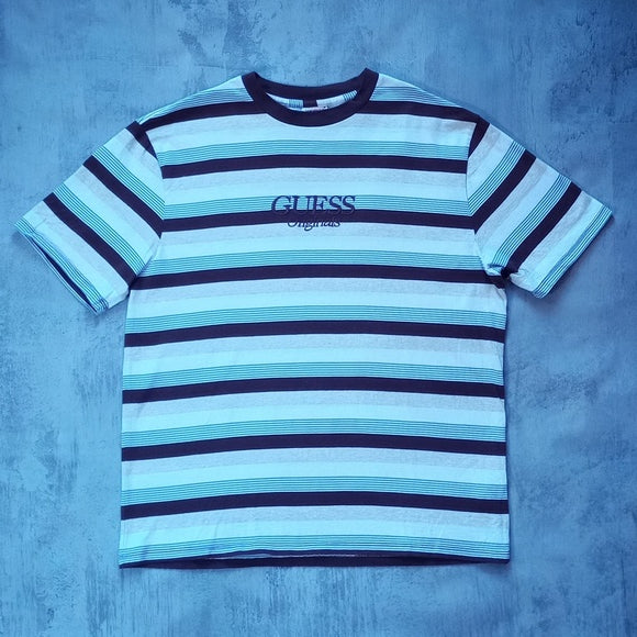 Vintage 1980s GUESS Originals Striped T-Shirt