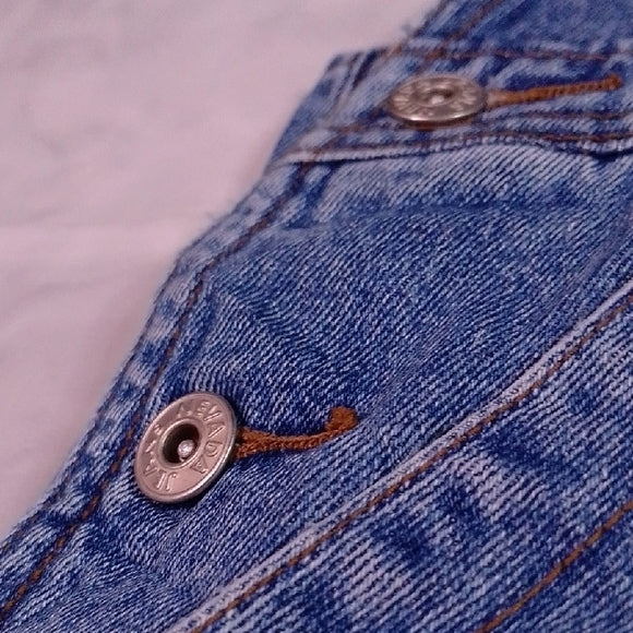 Vintage 90s NEVADA Blue Denim Overalls Workwear UNISEX