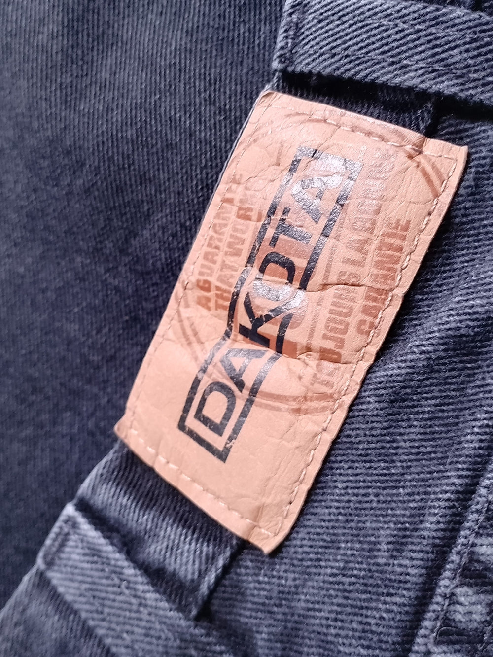 Vintage DAKOTA Black Baggy Jeans UNISEX