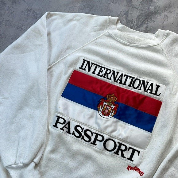 Vintage 90s International Passport Redwood Crewneck Sweater UNISEX