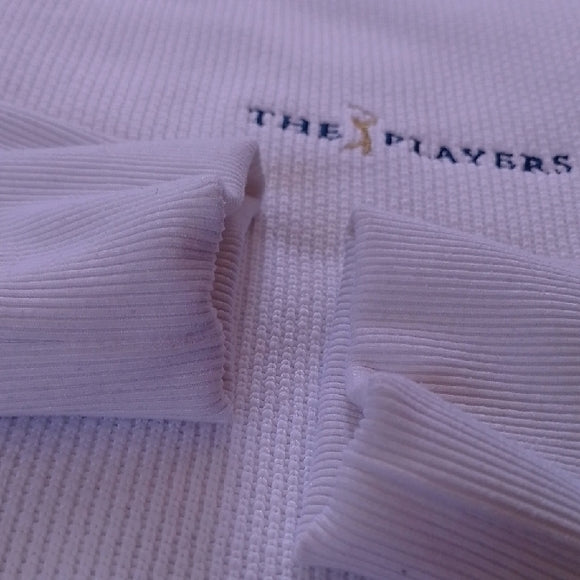 Nike THE PLAYERS Women's White Textured Cropped Sweatshirt