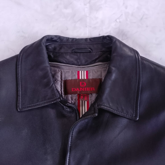 Danier Leather Button Up Heavy Jacket With Removable Liner