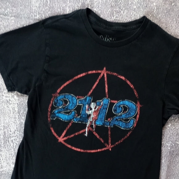 REMAKE RUSH 2112 STARMAN TOUR 1976 BAND GRAPHIC T-SHIRT