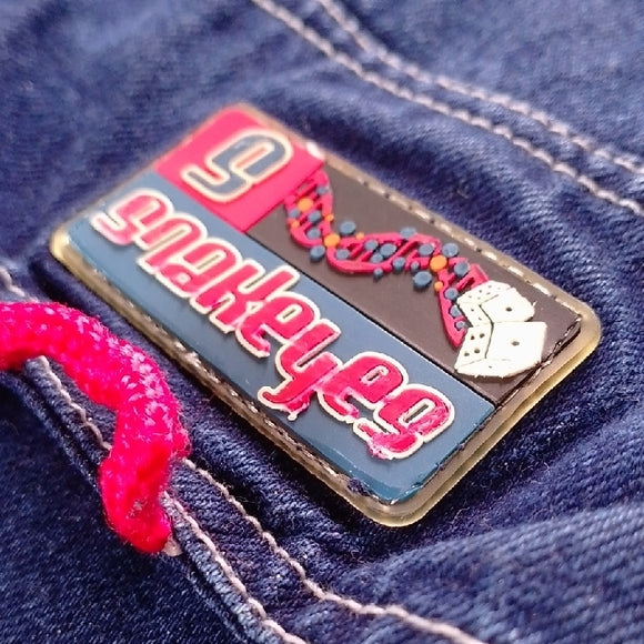Vintage 90s SNAKE EYES BIG BAGGY WIDE DENIM JEANS JNCO-TYPE UNISEX
