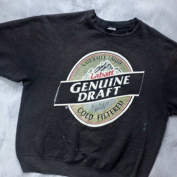 Vintage 1992 Labatt Genuine Draft Crewneck Sweater