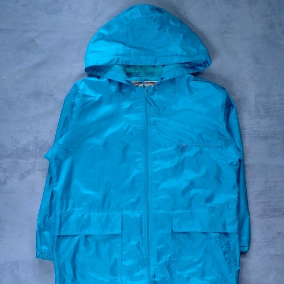 Vintage 90s BLUE NUAGE BY MAR-LO BIG POCKET BLUE HOODED JACKET