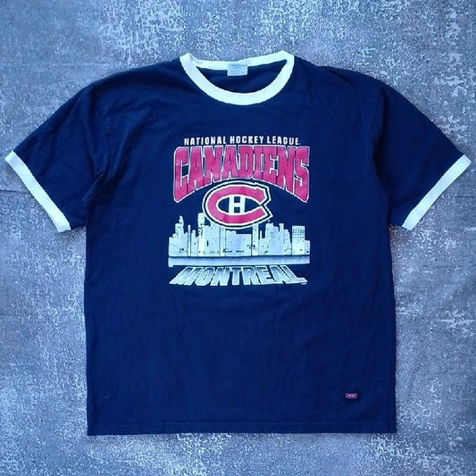 VINTAGE '90s WAVES NHL MONTREAL CANADIENS T-SHIRT