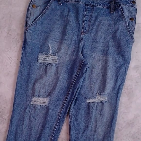 Stylish Modern Denim Overalls Workwear REFUGE