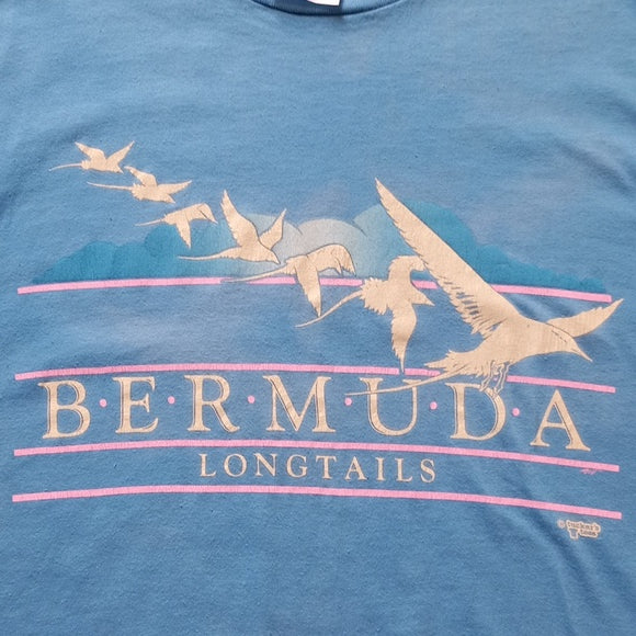 Vintage 1980s Bermuda Longtails Tuckers tees Single Stitch T-Shirt Unisex
