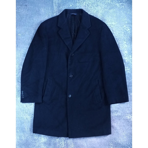 Brooks Brother x LORO PIANA 100% Italian Wool thick Heavy Peacoat 42R BROOKSTORM