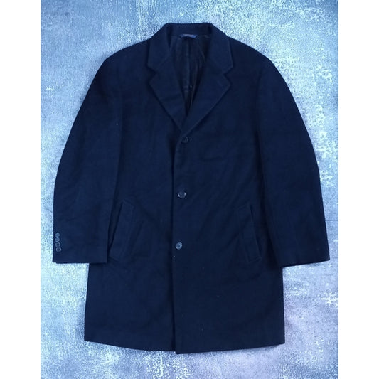 Brooks Brother x LORO PIANA 100% Italian Wool thick Heavy Peacoat 42R BROOKSTORM