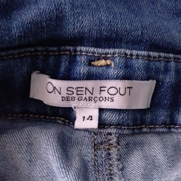 Stylish Modern Denim Overalls Workwear on s'en fout des garçons
