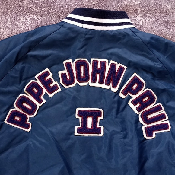 Vintage 90s Pope John Paul II Jacket RJ McCartney LTD UNISEX