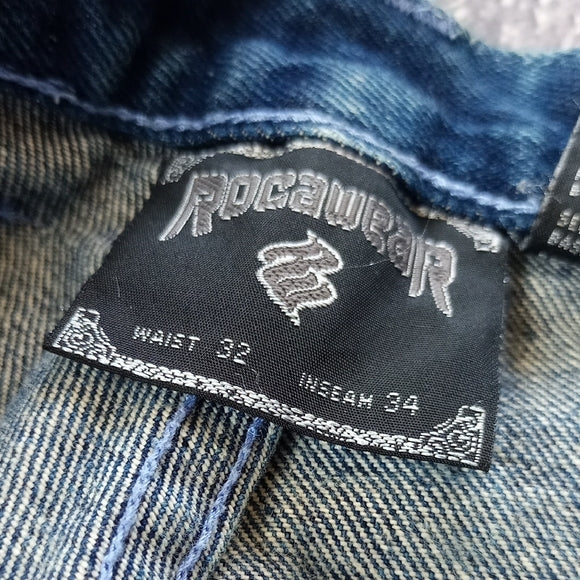 Vintage Y2K ROCAWEAR WIDE BAGGY DENIM JEANS