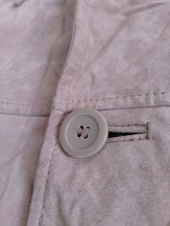 BRITCHES Men's Tan Suede Button Jacket