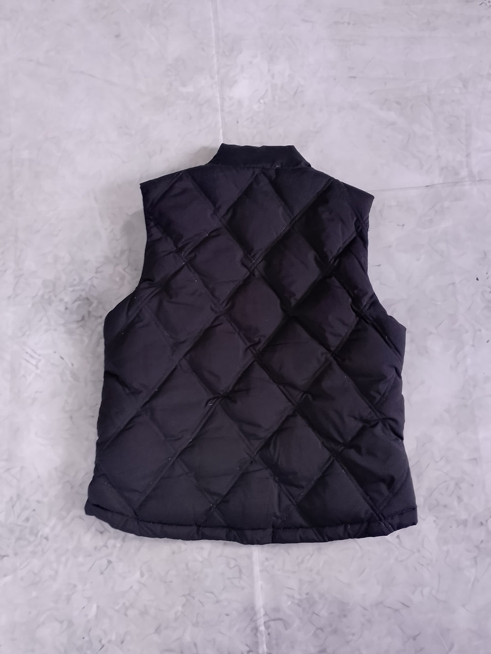 GAP DOWN Classic Women's Quilted Vest - Black