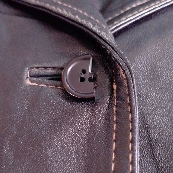 Vintage 90s Lambskin Leather Jacket