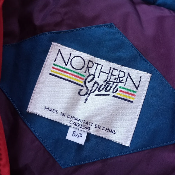 Vintage Northern Spirit Goose Down Quilt Pattern Beautiful Jacket UNISEX