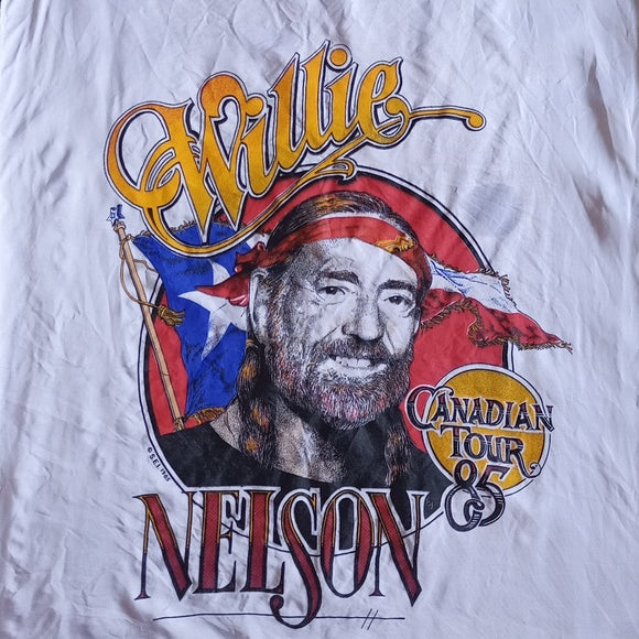RARE 1985 Willie Nelson Canadian Tour Scarf
