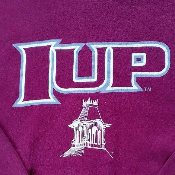 VINTAGE 90S Indiana University of Pennsylvania IUP Crewneck Sweater