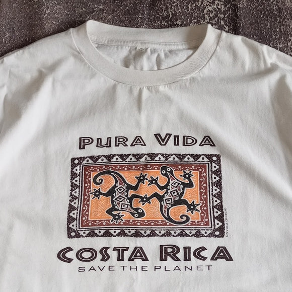 Vintage Pura Vida Costa Rica Save The Planet Tourist T-Shirt