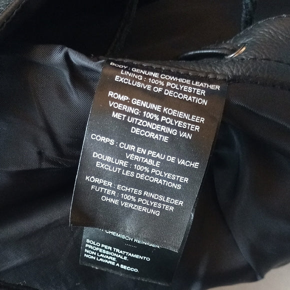 Harley-Davidson Black Leather Vest Tradition II