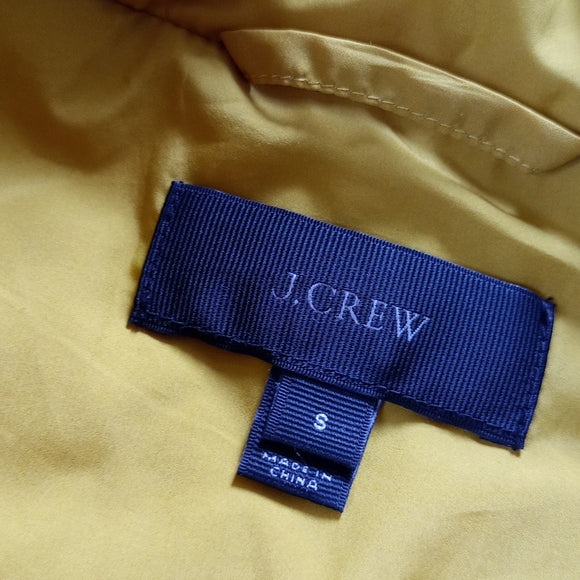 2014 J.CREW YELLOW GOOSE DOWN PUFFER VEST