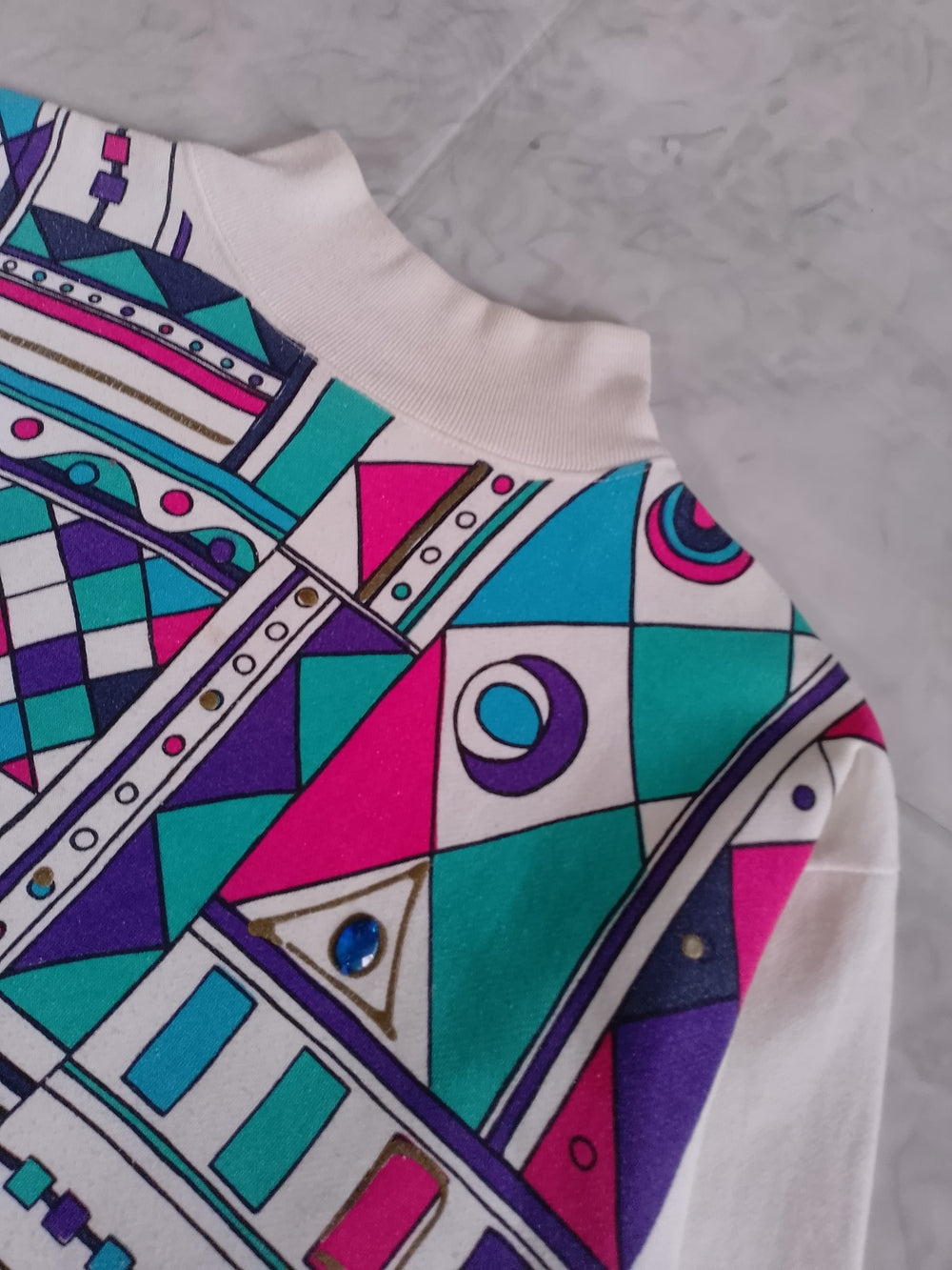 Vintage 90s Funky Geometric Abstract NORTHERN SPIRIT Crewneck