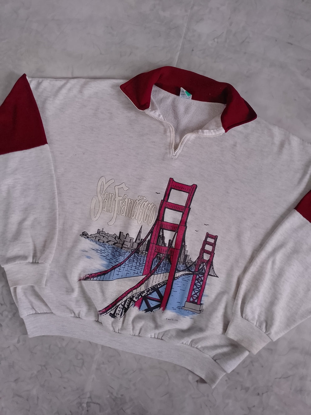 Vintage 1995 San Francisco Graphic Pullover Sweater UNISEX