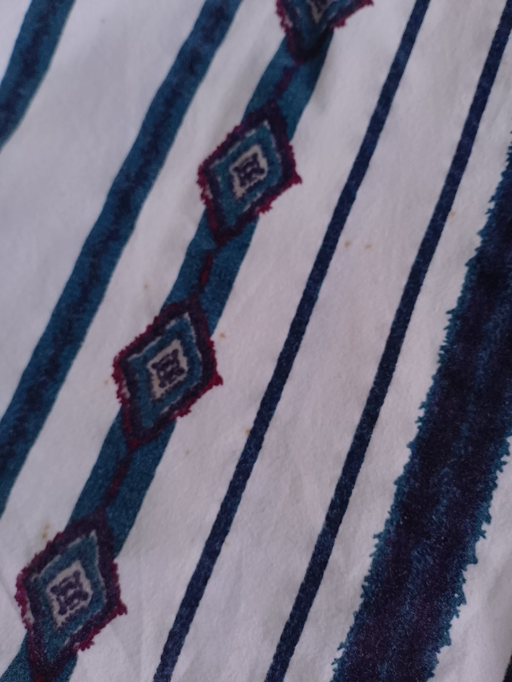 Vintage 90s Funky Patterned Button-Up Shirt COWBOYS TURTLE ASSOCIATION