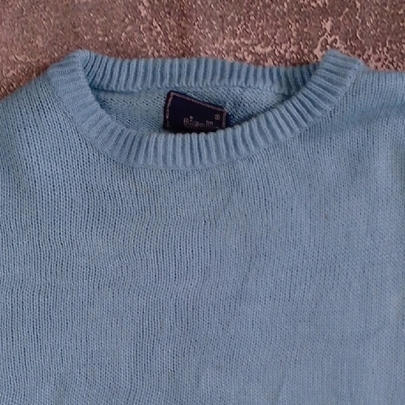 Vintage 90s sigallo Men's Blue Sweater Crewneck
