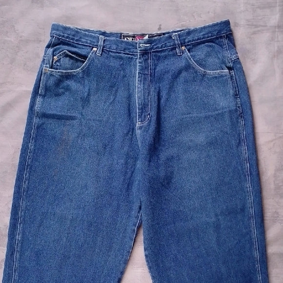 Vintage Y2K EXCO DENIM BIG BAGGY JEANS WIDE