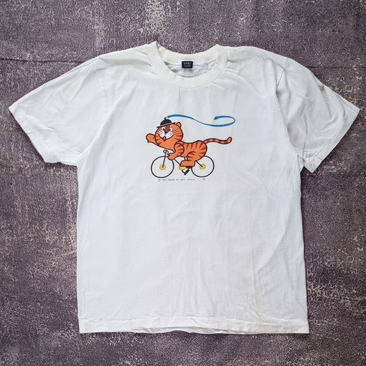 Vintage 1983 Korea Seoul Olympics Mascot Hodori Single Stitch T-Shirt