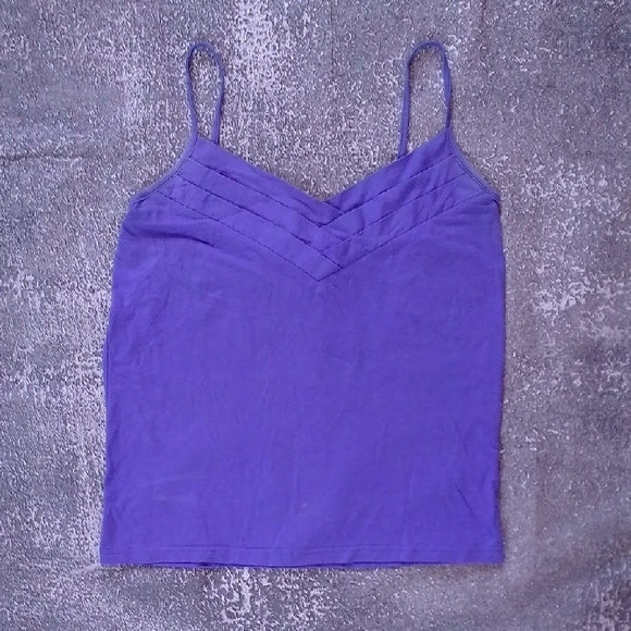 Vintage 90s MISTER LEONARD Purple Women's Camisole Top
