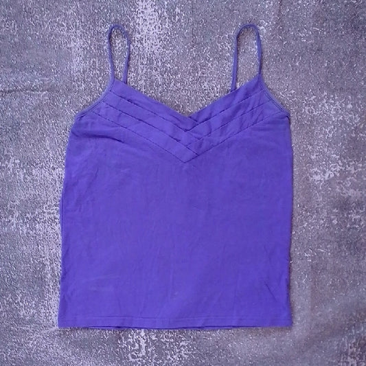 Vintage 90s MISTER LEONARD Purple Women's Camisole Top