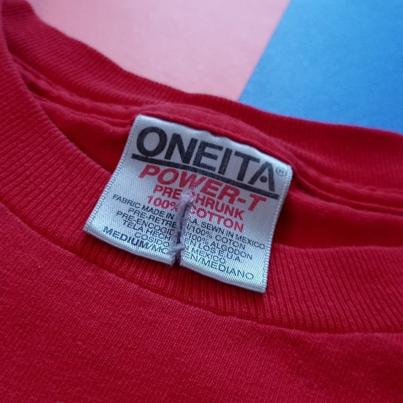Vintage ONEITA Jazz Bourbon Street New Orleans Graphic Single Stitch T-Shirt