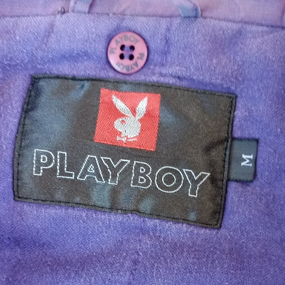 🔥 RARE Vintage 1980s PLAYBOY SATELLITE Jacket – Embroidered Logo – Medium 🔥