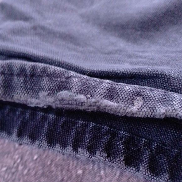 DICKIE BIG BAGGY LIGHT DISTRESSED DENIM JEANS FADED BLACK