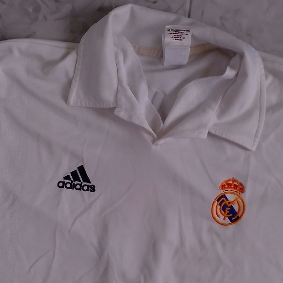 Vintage REAL MADRID 2002 2003 HOME FOOTBALL SHIRT SOCCER JERSEY Zidane RARE