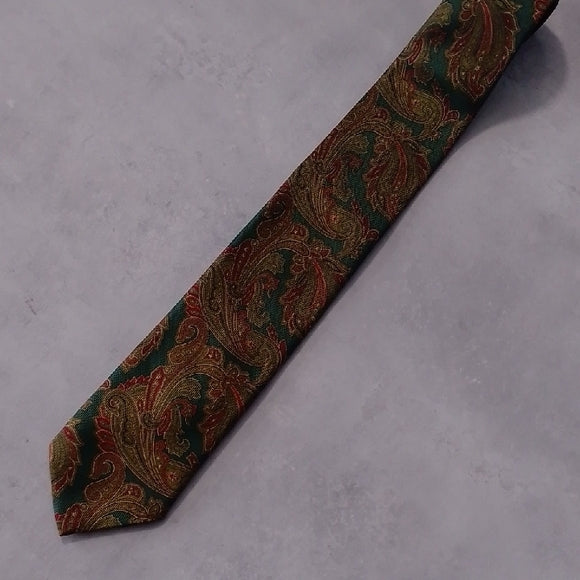 THOMAS PINK MADE IN ITALY TIE Elegant Paisley Silk Tie