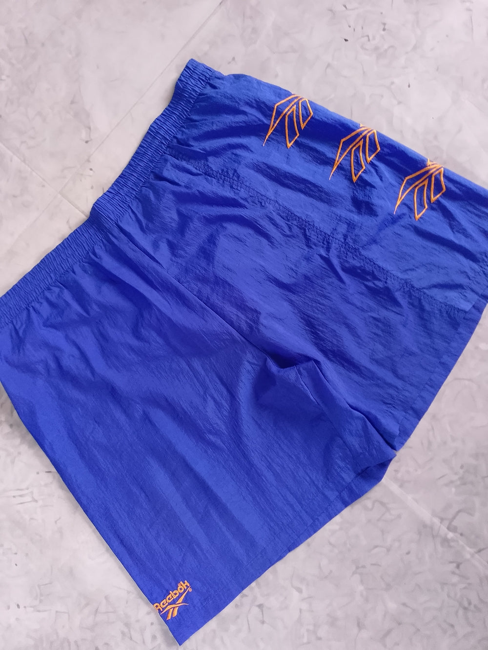 Vintage 90s Reebok Men’s Blue Swim Shorts